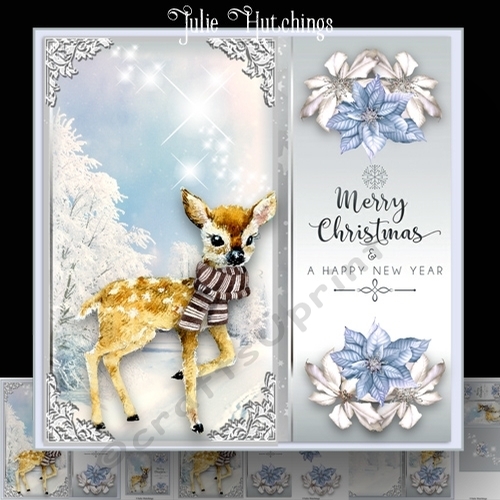 Cute All Wrapped Up Deer 