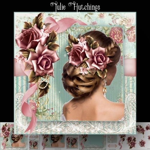 Flowers In her hair Rose 