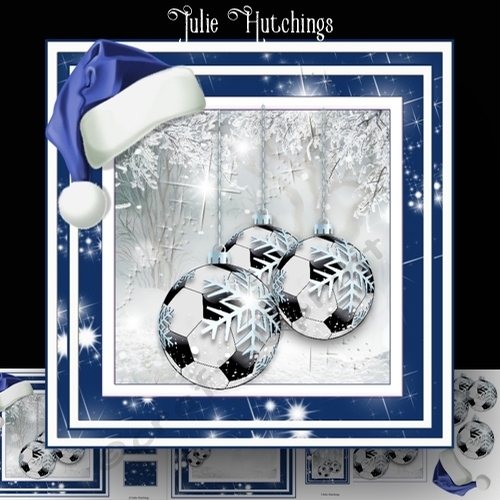 Football Christmas Baubles 