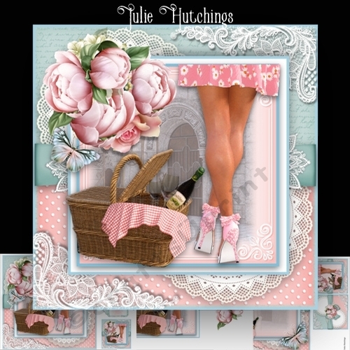 Peony Picnic card front