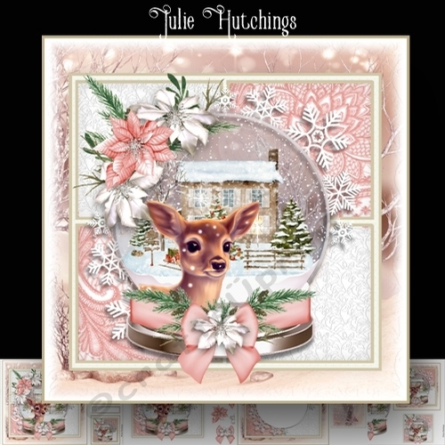 Cute Fawn Snow Globe