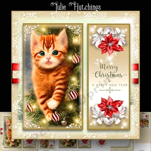 The Cats in the Christmas tree again!