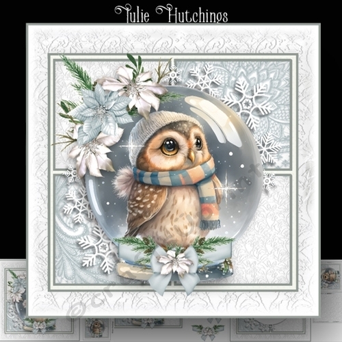 The Little owl snowglobe