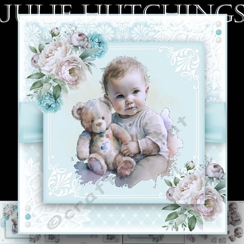 Cute Teddy and baby 
