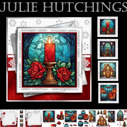 Stained glass Christmas