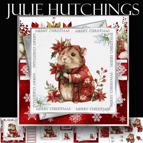 Poinsettia Winter Mouse
