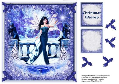 Christmas Fairy Wishes Card Topper