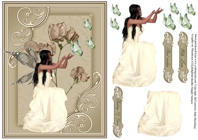 Ivory Fairy Flutters Card Front