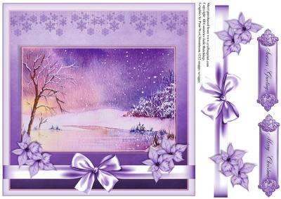 Christmas Scene Card Topper