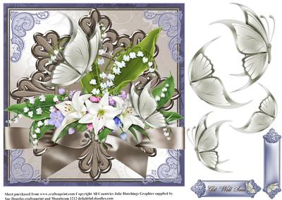 Lilly's with Silver Bow Topper