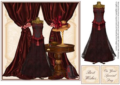 The Dressing Room Card Topper
