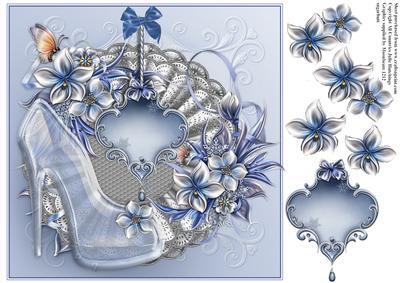 The Glass Slipper Card Topper