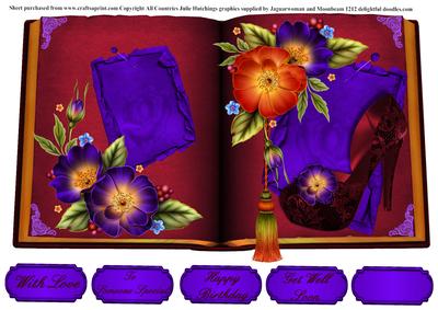 Book Style Card Topper/card Front