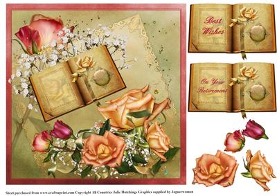 The Rose Book Card Topper