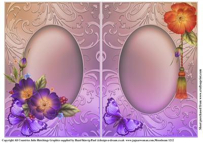 Insert to Purple Floral