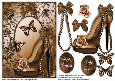 The Mocha Shoes Card Front