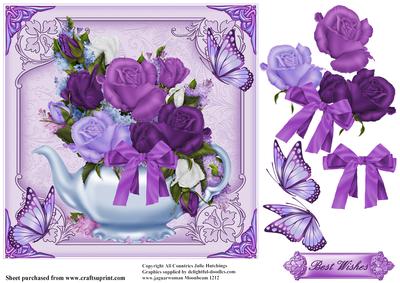 Time for Tea Card Topper