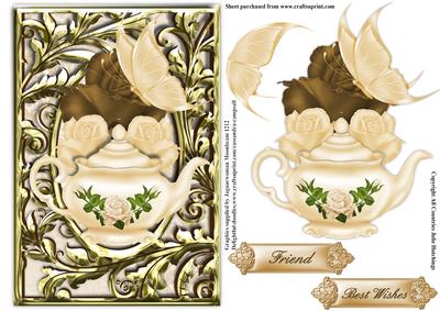 Tea Time Friend Card Front