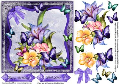 The Butterfly Collector Card Topper