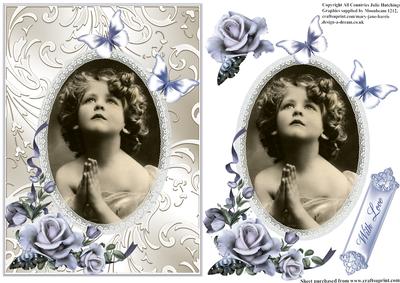 Vintage the Prayer Card Front