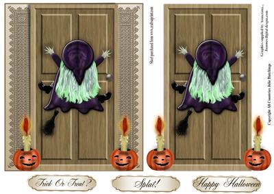 Splat! Halloween Card Topper