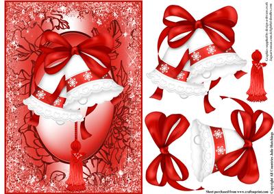 Ding Dong Merry Christmas Card Topper