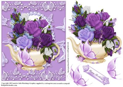 Tea Time Card Topper