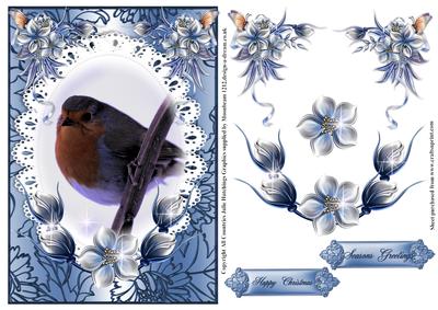 The Christmas Robin Card Front