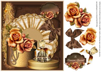 Touch of Class Perfume Bottle Card Front