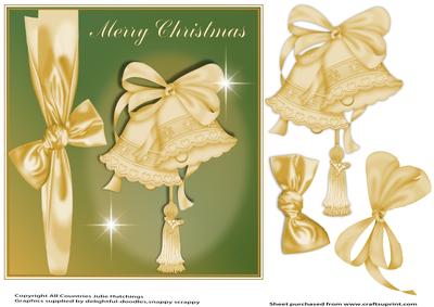 Vintage Style Bells Card Front