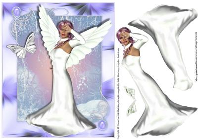 The White Angel Card Topper