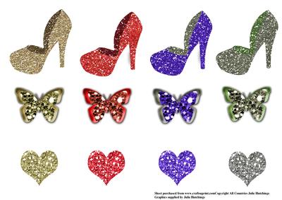 Glitter Embellishments for Card Makers