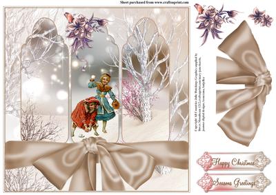 Triple Arch Snowball Fun Card Topper