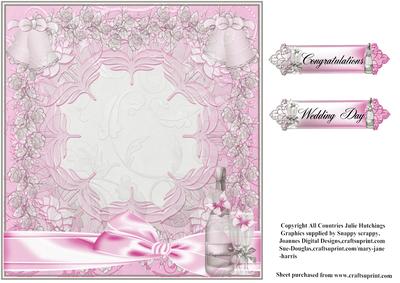 Insert to Compliment Wedding Day Pinks and Silver