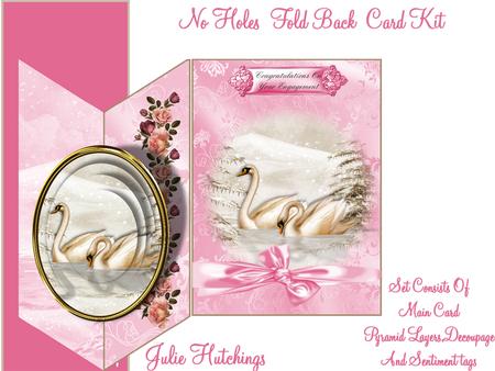 Swans Anniversary/wedding/engagement Cut and Fold