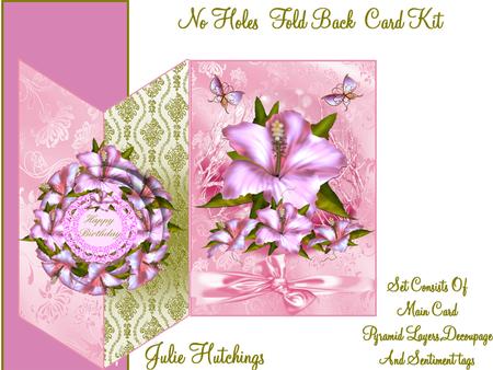 Pink Hibiscus Cut and Fold No Holes Mini Kit