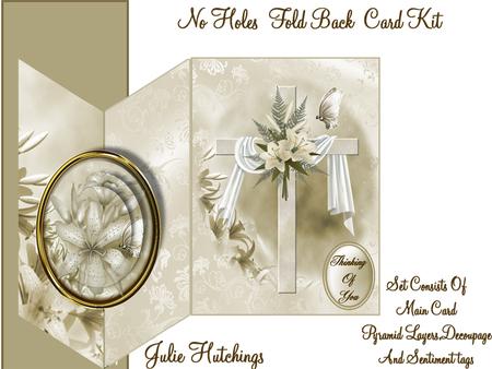 Sympathy Cross No Holes Cut and Fold Mini Kit