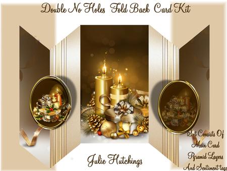 Glowing Candles Double No Holes Cut and Fold