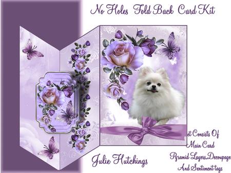 Pomeranian Dog No Holes Cut and Fold Mini Kit