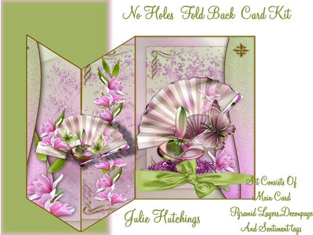 Magnolia Fan and Perfume No Holes Fold Card