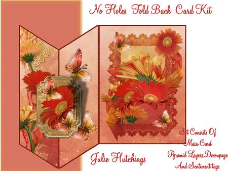 Beautiful Gerbera No Holes Fold Mini Kit
