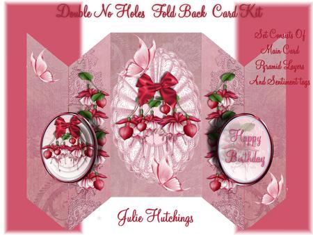 Fushia Flutters Double No Holes Fold Mini Kit