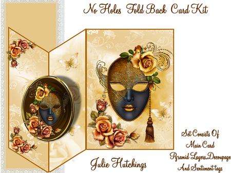Beautiful Golden Masque No Holes Fold Mini Kit