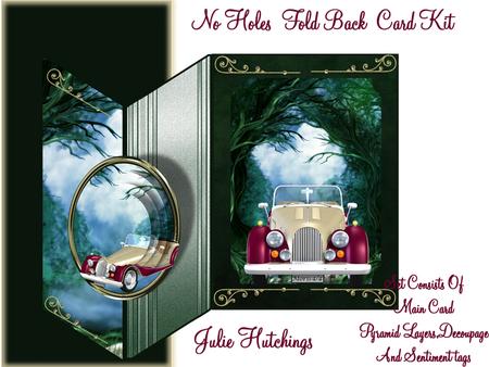 Masculine No Holes Fold Card Morris Car