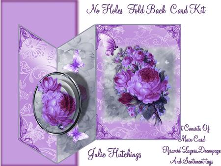 Vintage Floral Flutters No Holes Fold Mini Kit