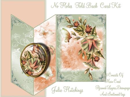 Morning Glory Peach and Green No Holes Mini Kit