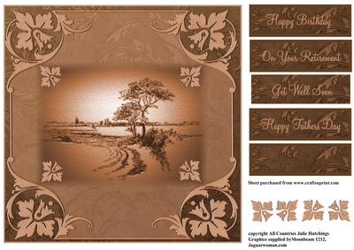 Male Landscape Card Topper
