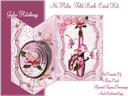 The Pink Rose Ballet Shoes No Holes Fold Mini Kit