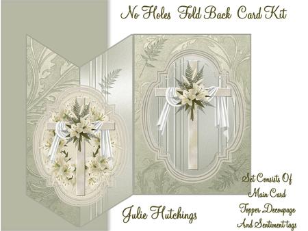 Lily Cross No Holes Fold Card Mini Kit