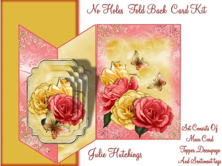Lemon and Pink Roses No Holes Fold Mini Kit